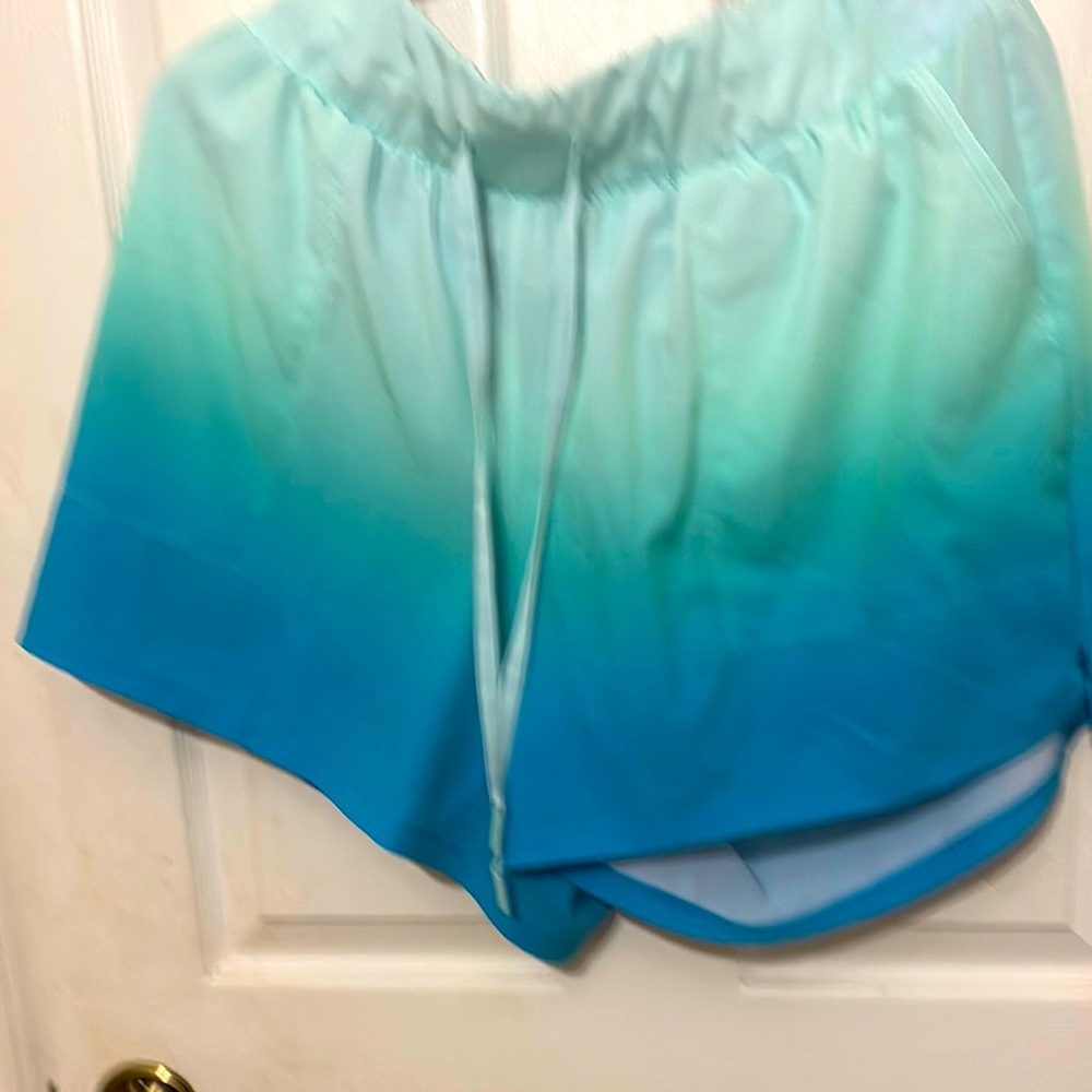 LIVI Blue and Green Ombre Shorts